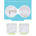 Best-seller durable polyvalent en plastique blanc pliant rack pour le ménage